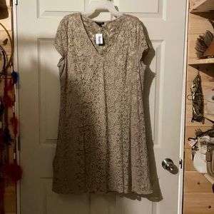 New plus size Jessica lace dress